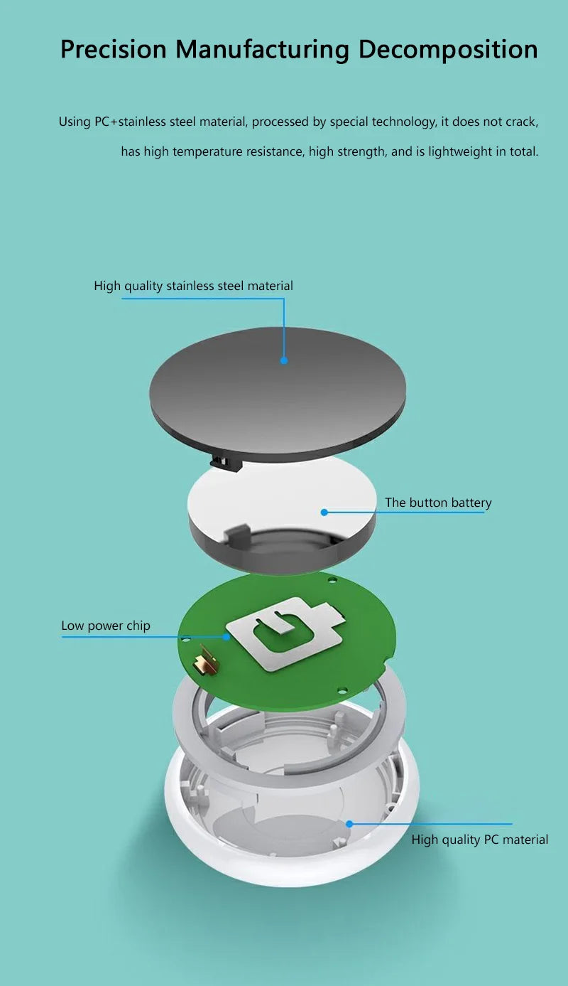 Lenovo Mini GPS Tracker Bluetooth 5.0 Pet Elderly Kids Wallet