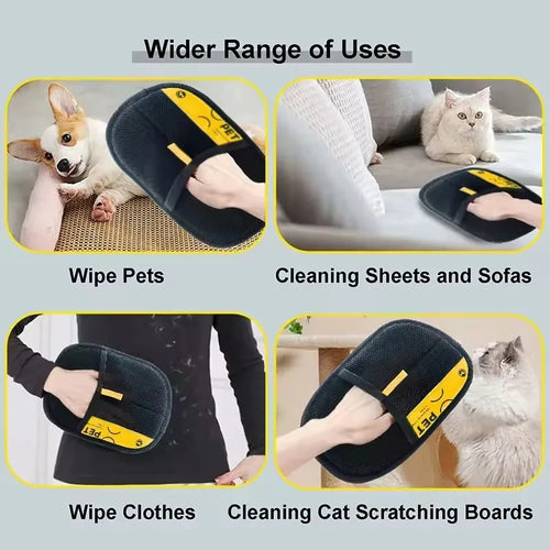 2-in-1 Pet Hair Remover Gloves