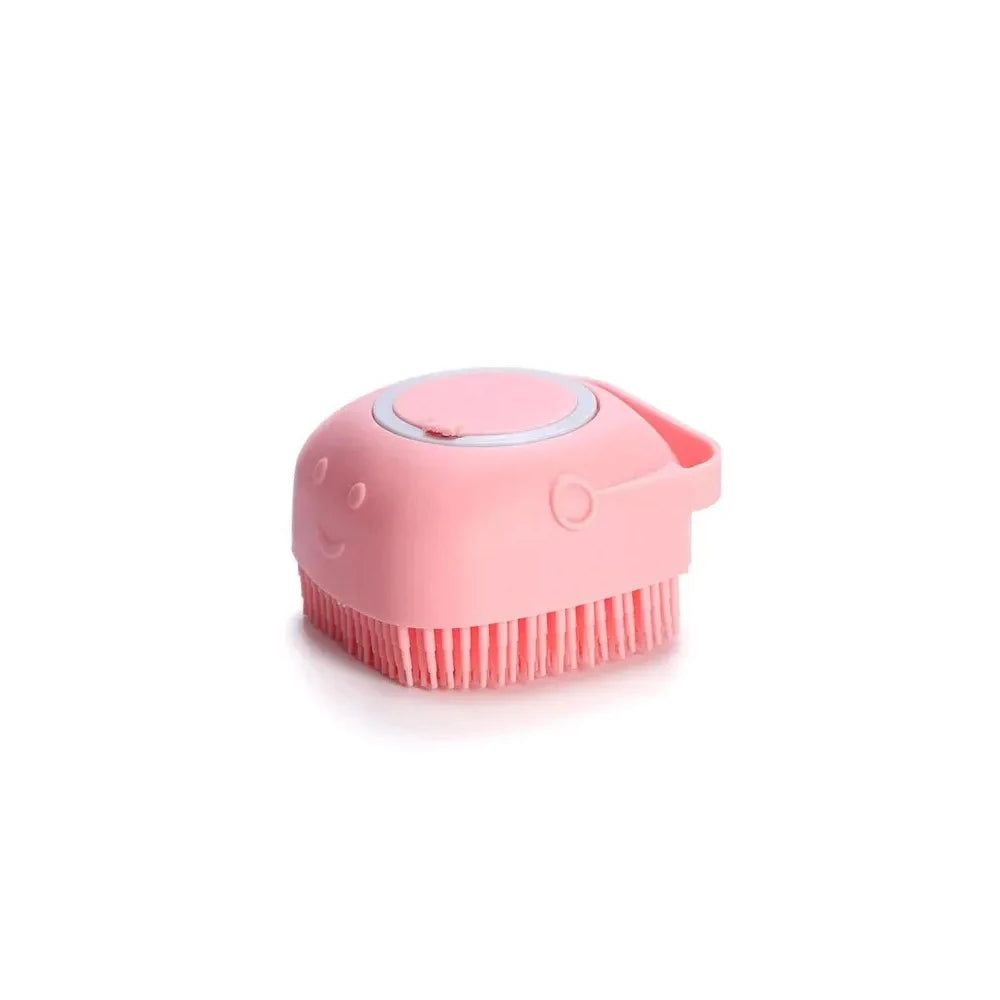 Pet Bathing Brush Soft Silicone Massager Shower Gel Bathing Brush