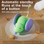 Smart Interactive Cat Toy Usb Rechargeable Rotating Feather