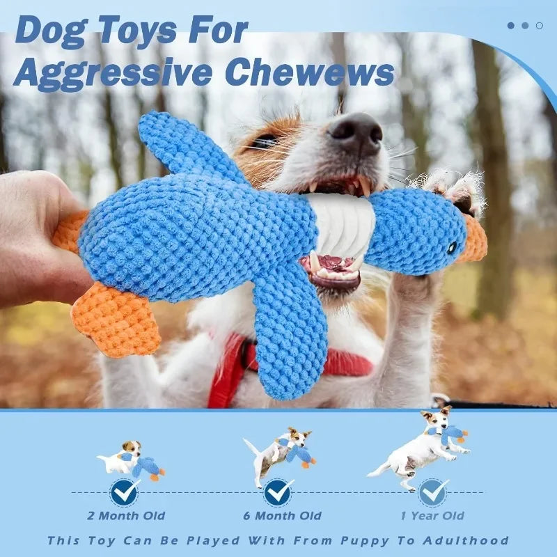 Cloud Goose Plush Dog Toy