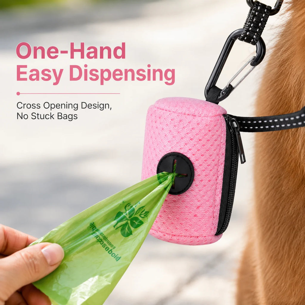 Portable Dog Waste Bag Dispenser & Holder