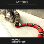 Smart Sensing Interactive Cat Toys Automatic Eletronic Snake Cat