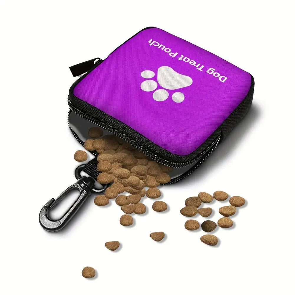 S Dog Snack Bag Portable Pet Treat Pouch for Outdoor Walking