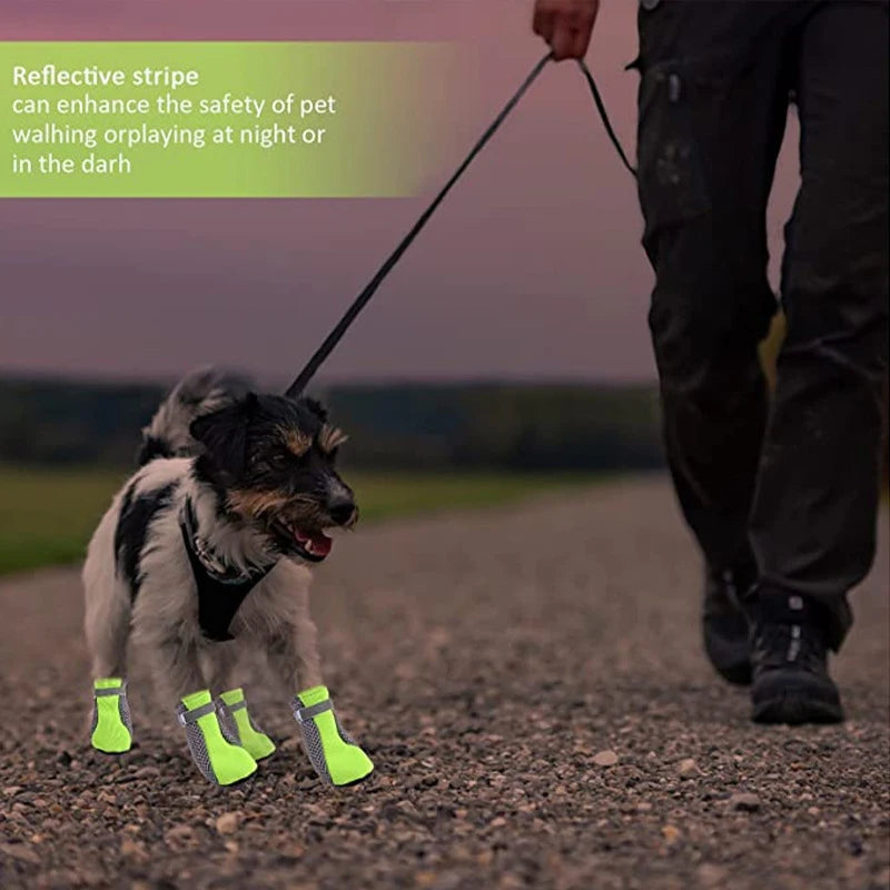 Breathable Waterproof Dog Shoes for Small Medium Dogs