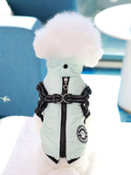 Comes with a Traction Ring, Pet Coat, Jacket, Three-Layer Thick
