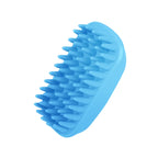 Soft Silicone Pet Bath Brush: Flexible Massage & Deshedding Tool