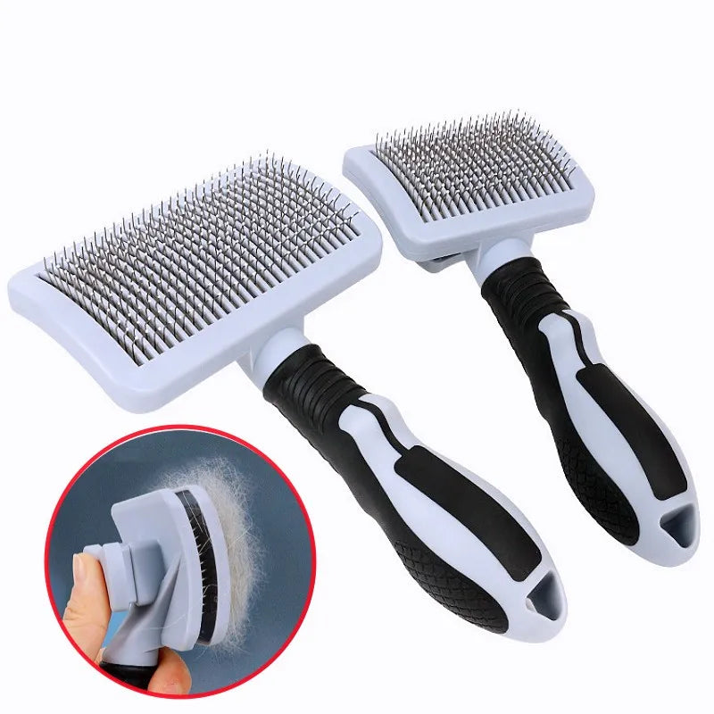 Dog Brush Massage Dogs Comb Automatic Pet Hair Remover Self