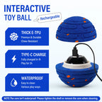 Smart Interactive Dog Toy, Indestructible E-Tpu Toy Ball For