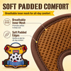Comfortable Breathable Mesh-Lined Printed Pet Harness with