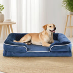 Extra Large Orthopedic Dog Bed Washable Sofa Bed, Support Foam Pet