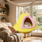 Warm Sleep Bird Cage Nest Handmade Weave Windproof Bird Hanging
