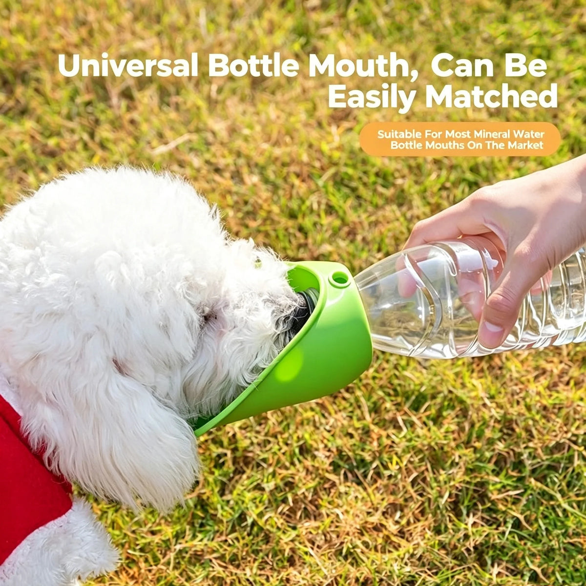 Portable Pet Outdoor Drinking Water Cup Dog Silicone Foldable Leaf