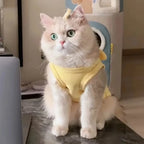 New Soft Cat Vest Cotton Elastic Dog Outfits Breathable Pet Cloths