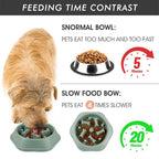 New Slow Feeder Dog Bowl Anti-Choking PUppy Food Bowl Anti-Slip