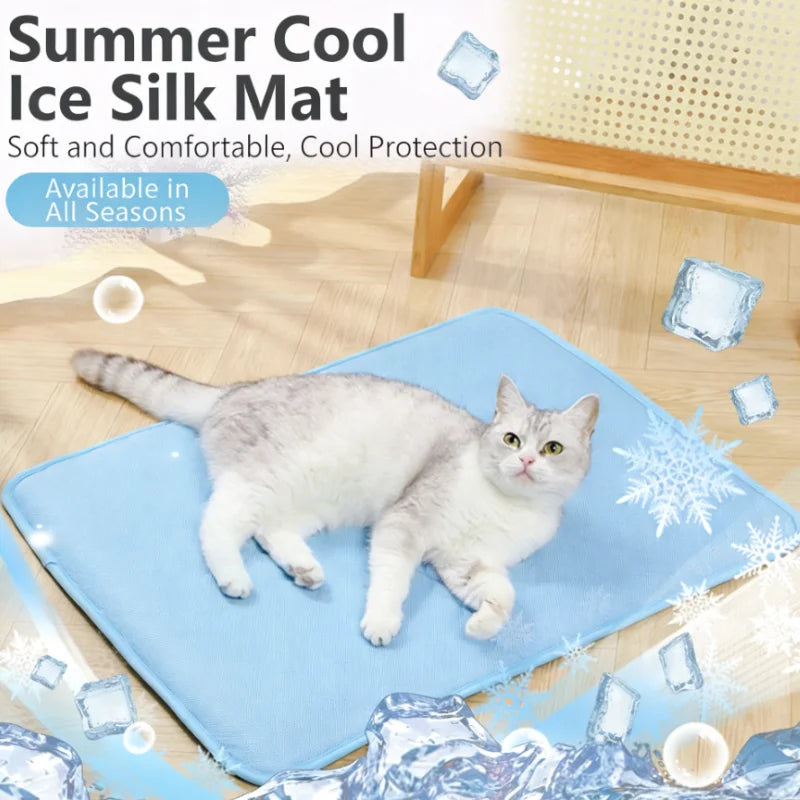 Dog Cooling Mat Summer Pet Cold Bed Extra Large for Small Big Dogs