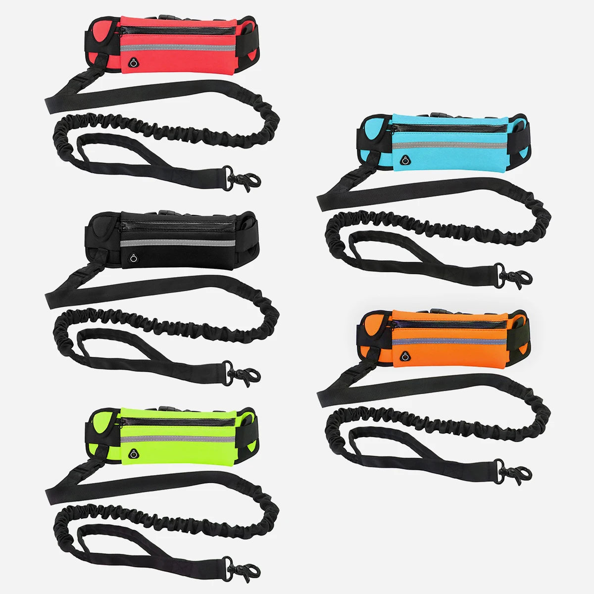 Adjustable Hands-Free Bungee Dog Leash