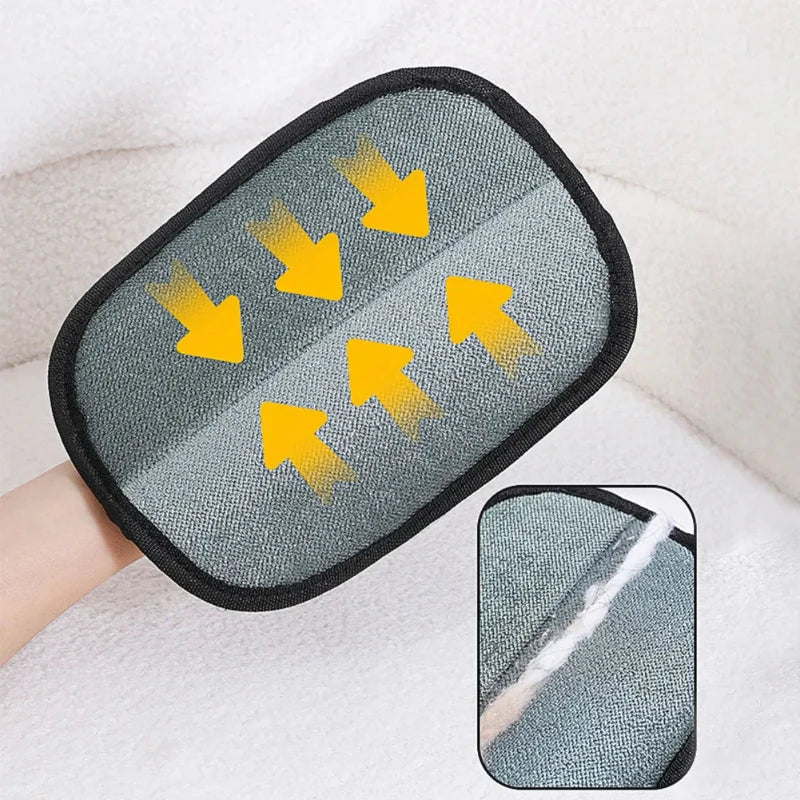 Pet Grooming Cleaning Glove Double-Sided Washing Dog Cat Glove