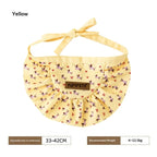 Adjustable Pet Bandana Cotton Pet Drool Bib Flower Cute Dog Cat