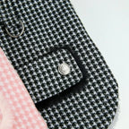 Warm Fashion Ins Winter Pet Dog Clothing Houndstooth Dog Coat