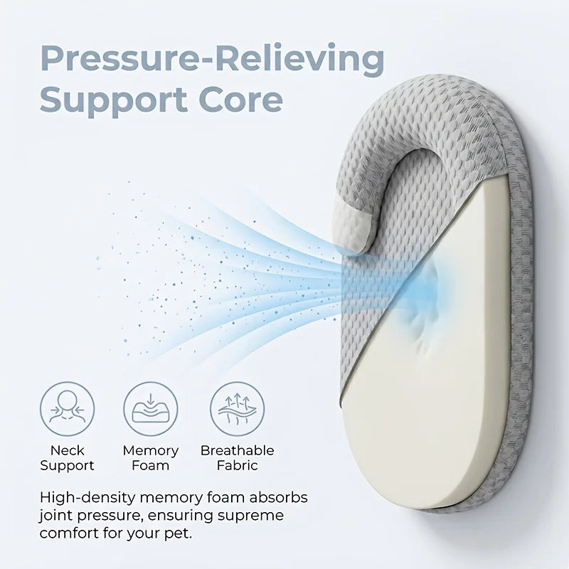 Orthopedic Cold Dog Bed, Breathable Summer Pet Mat with Raised