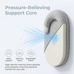 Orthopedic Cold Dog Bed, Breathable Summer Pet Mat with Raised