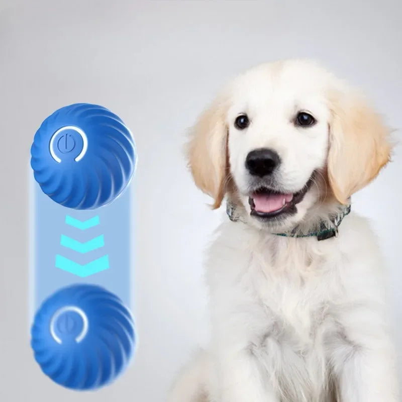 Pet Toy Ball Automatic Moving Dog Toy Ball Smart USB Jumping