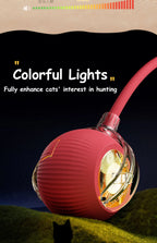 New Cat Interactive Ball Toy Automatic Rolling Ball Faux Tail