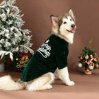 Pet Christmas Clothes Classic Merry Christmas Print Fall Winter