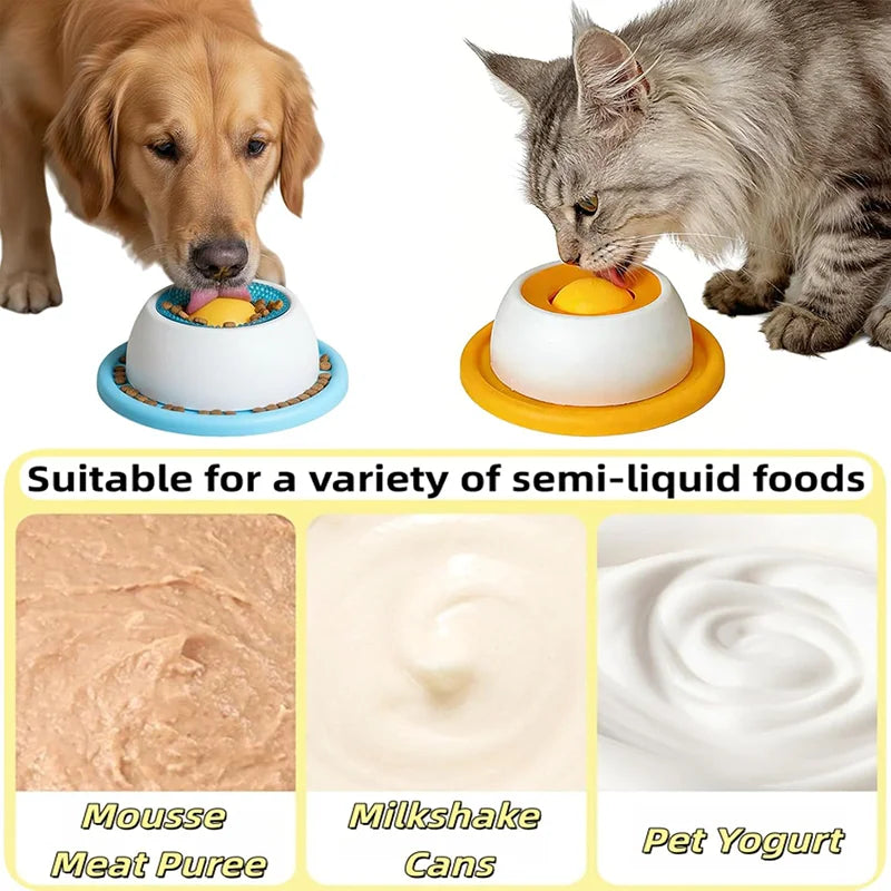 Slow Feeder Lick Mat for Dog Cat Enrichment Toy Mental Stimulation