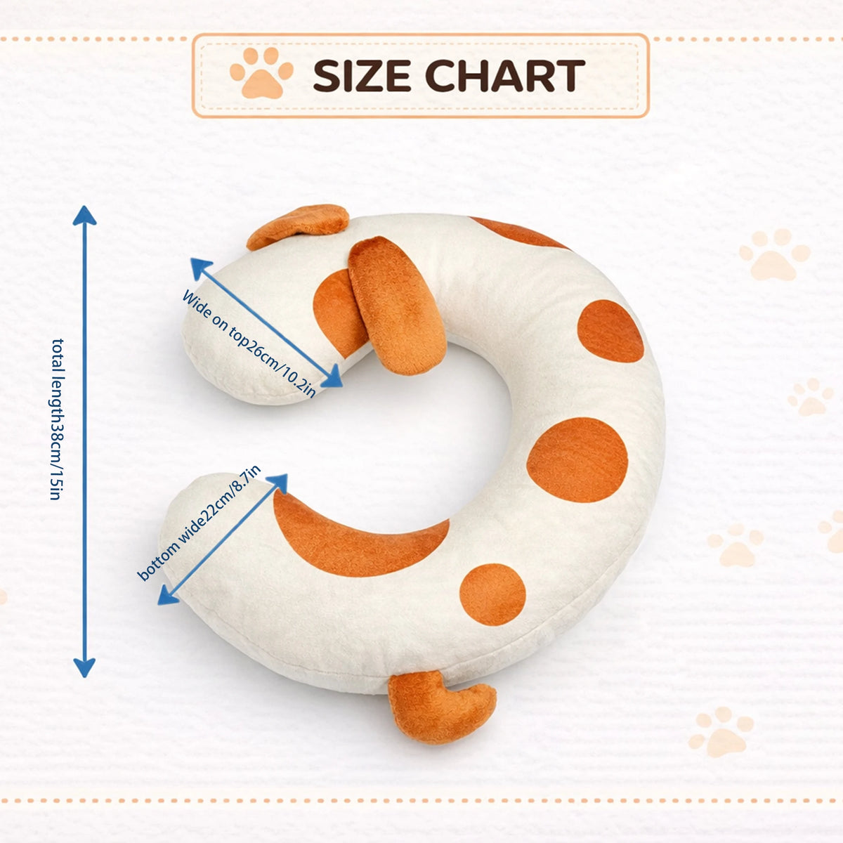 Dog Bed Pillow Soft Breathable Fabric Protects Spine Suitable