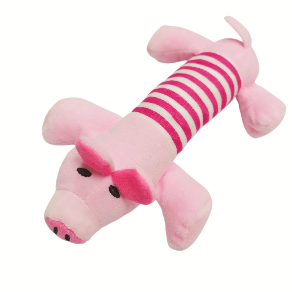 Striped Elephant, Duck, Pig Dog Chewing Toys