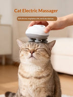 Electric Cat Head Massager Smart Pet Massager Waterproof