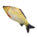 Pet Cat Favor Fish Toy Stuffed Fish Shape Cat Scratch Board