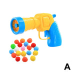 Cat Plush Ball Shooting Mini Pompoms Launcher Games