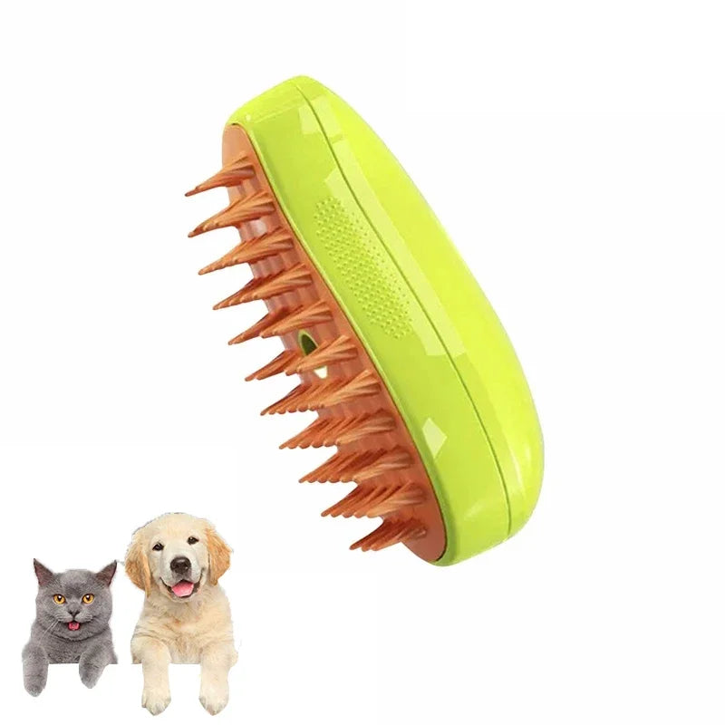 Dog Cat Steamy Brush Steam Brush Electric Sprayer for Massage Pet