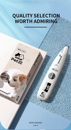 Pet Dog Electric Groomer Trimmer with LED Light Waterproof Pet