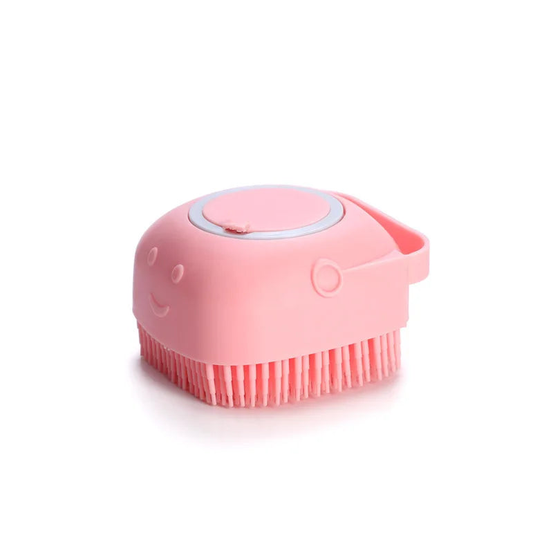 Pet Bathing Brush Soft Silicone Massager Shower Gel Bathing Brush