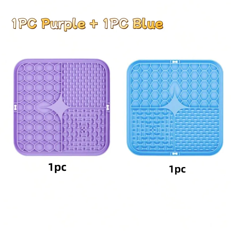 Silicone Dog Lick Mat for Bathing and Training