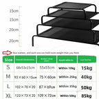 Cooling Elevated Dog Bed with Non-Slip Floor Protectors and