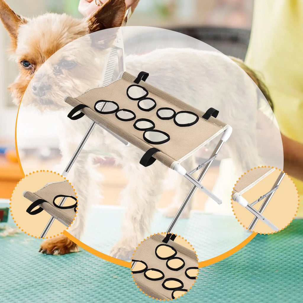 Pet Grooming Hammock Foldable Dog Grooming Table Hammock Helper