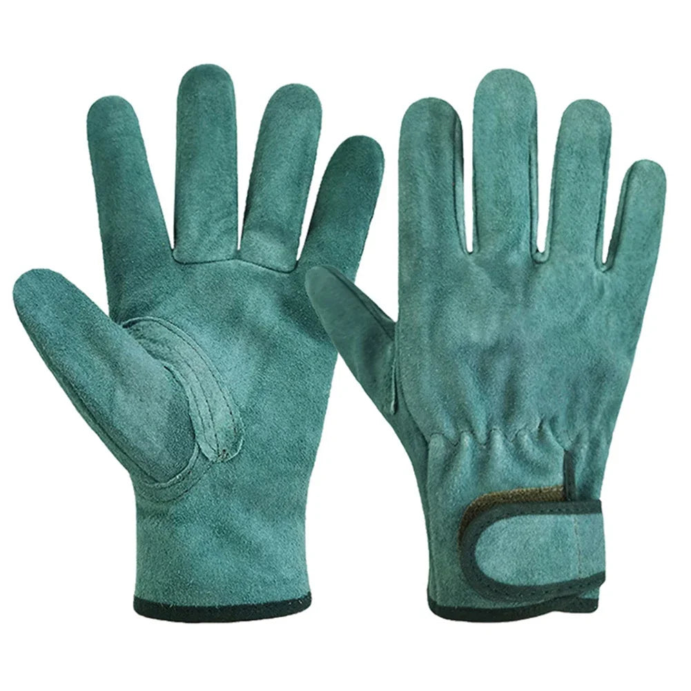 Cowhide Outdoor Protective Gloves Heat Insulation Anti-Cutting