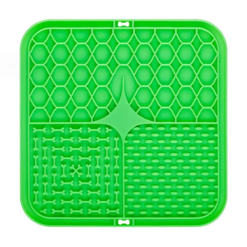 Pet Lick Silicone Mat Dogs Pet Slow Food Plate for Dog Bathing
