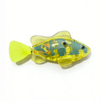 Pet Cat Toy LED Interactive Swimming Robot Fish Toy, Glowing