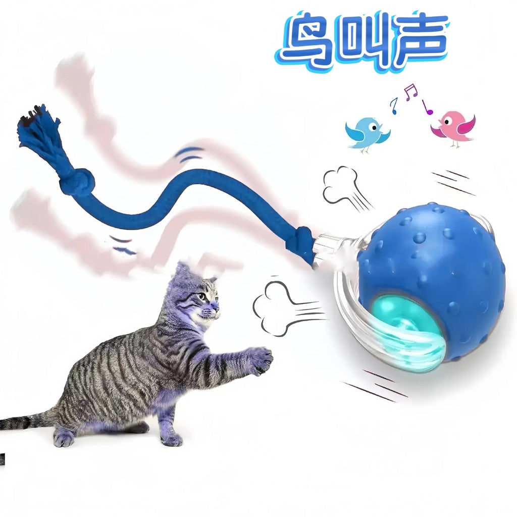 Smart Rolling Ball Cat Toy Interactive Self Play Bite Resistant