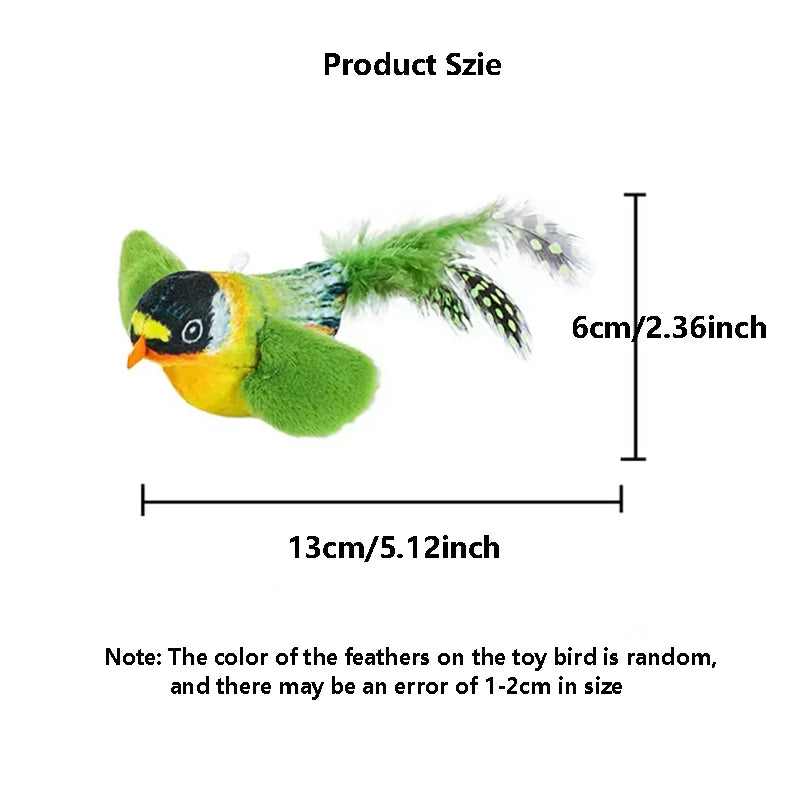 Bird-like Sound Toy Relieves Cat Boredom