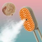 Pet Steam Brush Cat Dog Cleaning Steamy Spray Massage Beauty Comb