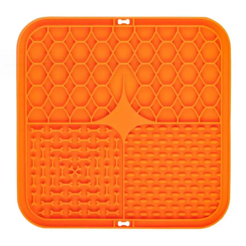Pet Lick Silicone Mat Dogs Pet Slow Food Plate for Dog Bathing