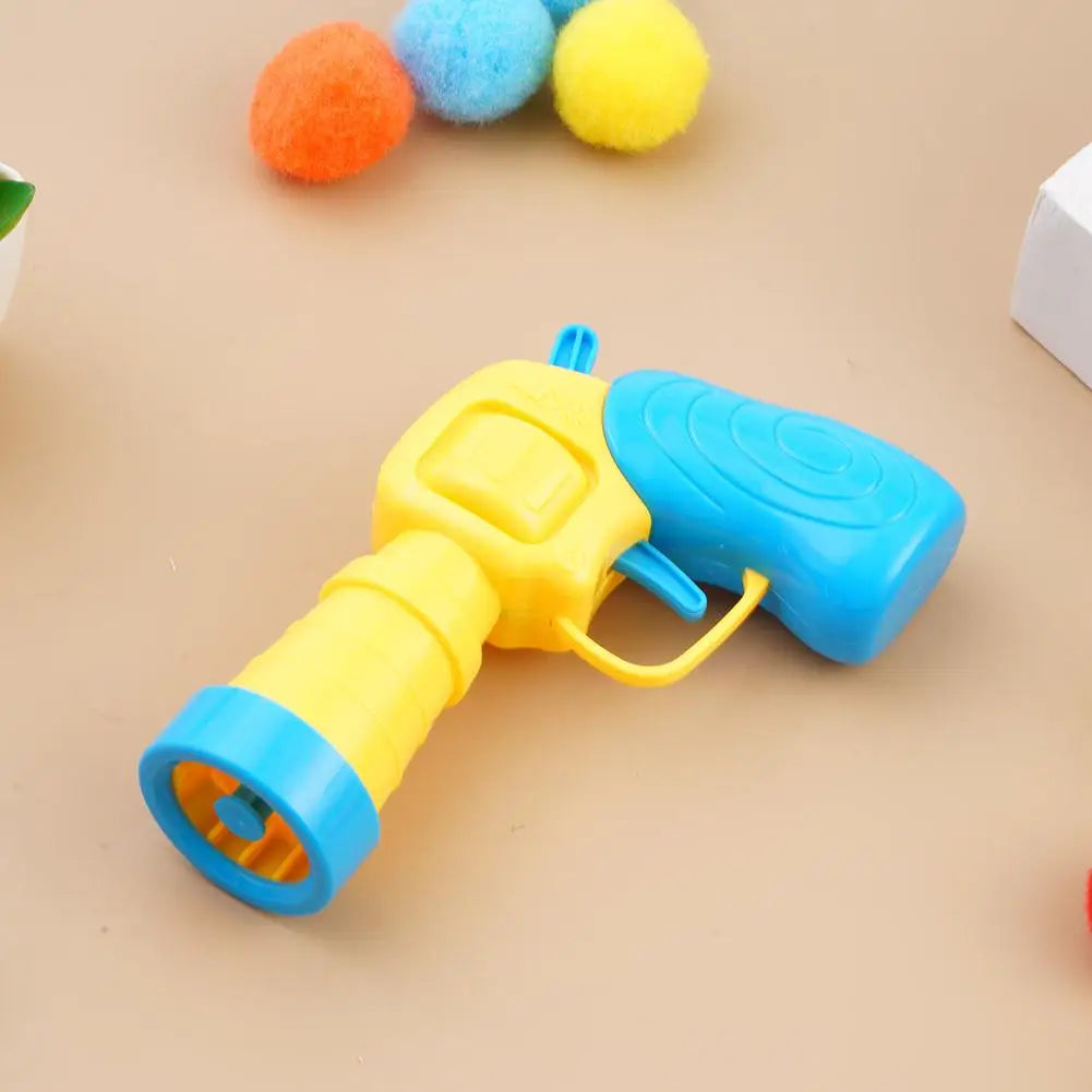 Cat Plush Ball Shooting Mini Pompoms Launcher Games
