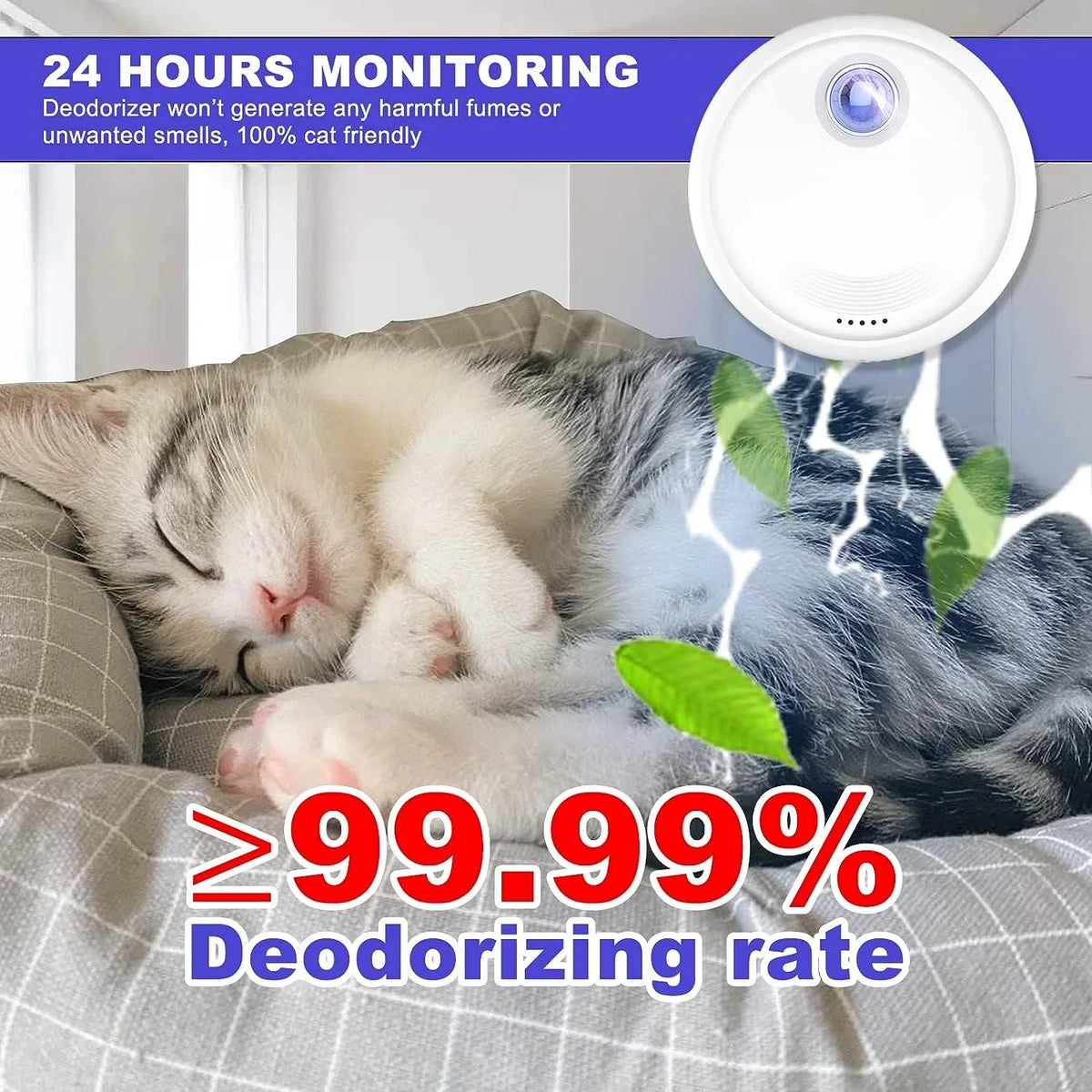 Pet Odor Eliminator Cat Litter Deodorizer Air PUrifier